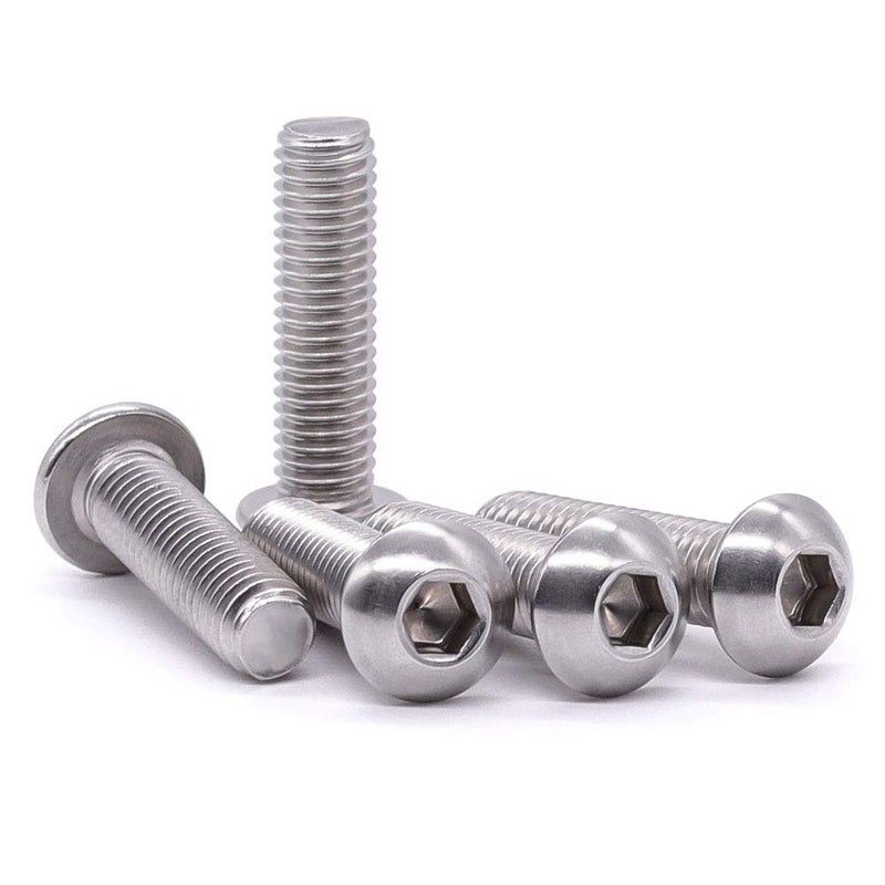 EASTLO 3/8-16 x 1 Button Head Socket Cap Bolts Screws, 304 Stainless Steel 18-8, Full Thread, Coarse Thread UNC, Allen Hex Drive, 30 PCS - Image 5